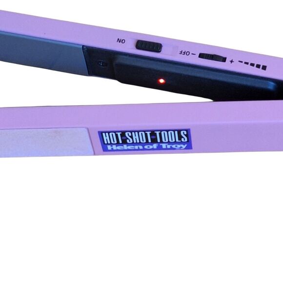 Helen Of Troy Flat Iron Pink Hot Shot 1" Straightener - Picture 2 of 13